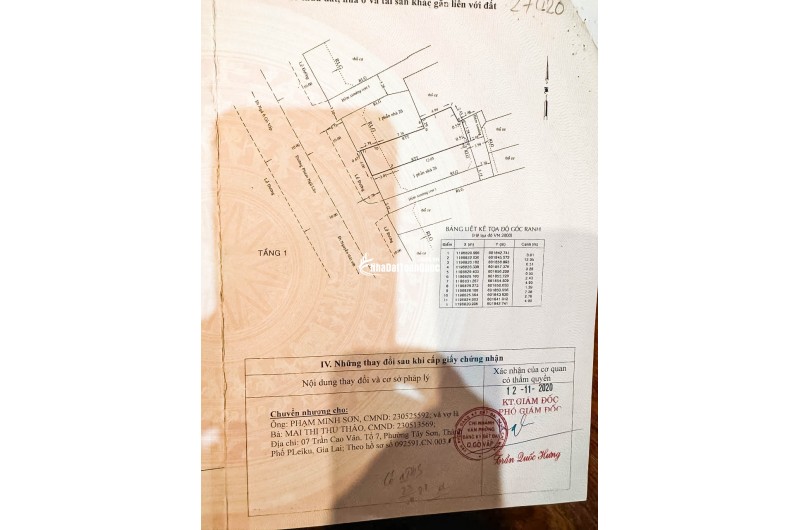 Lô đất MT Phạm Ngũ Lão, P4, GV 70 m2 - 10.5 tỷ có thể thương lượng